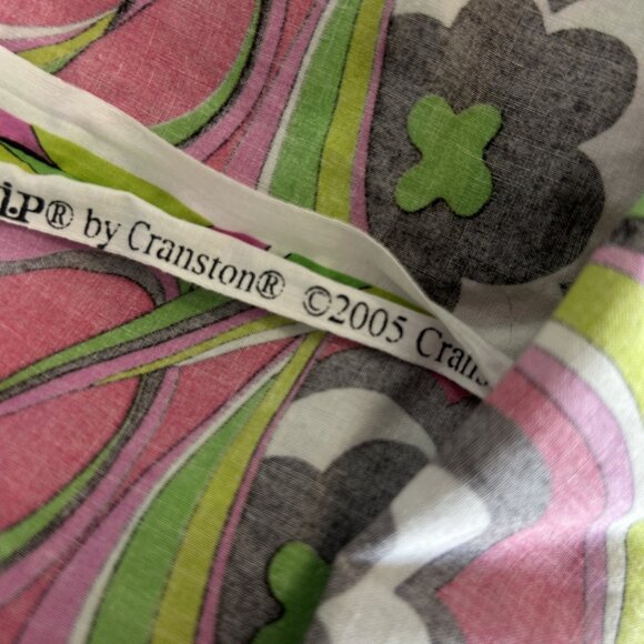 Colorful Pop Art Floral Handmade Sleeveless Sheath Dress Cranston Fabric - Picture 3 of 7